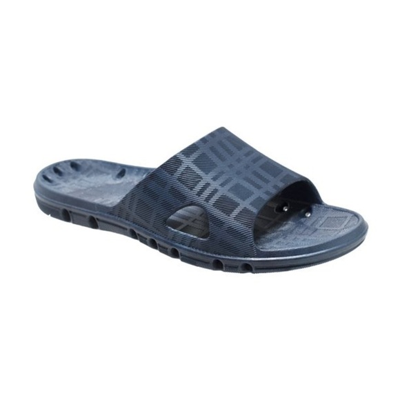 TECS WOMEN'S PVC SLIDE SANDAL Blue - Picture 1 of 2